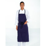 Snv tablier de cuisine avec poche valet bleu marine