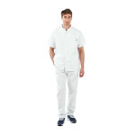 Mylookpro tunique blanche manches courtes homme kyoto