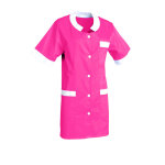 Snv tunique femme m�decin p�diatrie manches courtes marthe rose / blanc