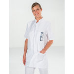 Snv tunique m�decin blanche femme manches courtes denise