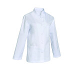 Snv tunique m�decin femme manches longues r�glables blanc fabienne