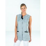 Snv tunique m�dicale sans manches lila sm gris