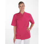 Les vtements professionnels made by mylookpro veste cuisine rose femme manches courtes cookie