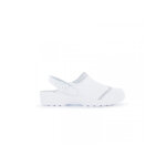 Nord ways sabot de travail souple mado en cuir souple blanc et gris