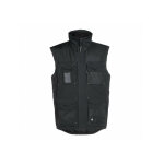 Nine worths gilet de travail sans manches en coton noir canvas
