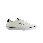 Safety jogger baskets blanche et bleu en cuir pour infirmier