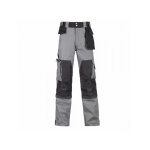 Pantalon de travail en coton stretch howard gris et noir nine worths