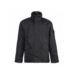 Parka noire imperm�able agent de s�curit� nine worths