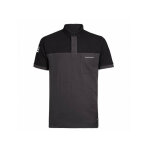 Polo de travail homme carlson gris et noir nine worths