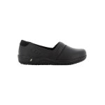Sabot ferm en cuir synthtique noir safety jogger sophie