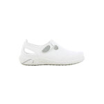 Sabot m�dical en cuir blanc safety jogger lina