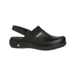 Sabot professionnel en cuir noir doria safety jogger