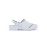 Nord ways sabot souple de travail en cuir blanc et gris nord'ways