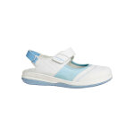 Sandale mdicale blanche et bleu src esd safety jogger melissa