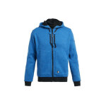 Sweat de travail à capuche en maille tricot jaguar bleu nine worths Sweat de travail à capuche en maille tricot jaguar bleu nine worths