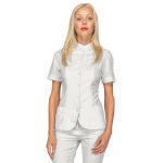 Tunique blanche pharmacienne manches courtes isacco