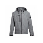 Veste de travail softshell respirante gris chin� flores nine worths