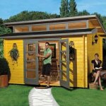 Abri jardin en bois avantgarde weka