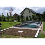 Abri piscine casablanca infinity : 500 x 860 x 75 cm h