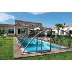 Abri piscine klasik clear c : 571 x 1073 x 155 cm