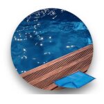B�che � bulle piscine luxe 400� bois cerland octo 505 / 530 cm
