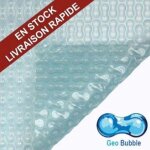 Bche  bulle sol guard piscine rect de 6 x 3 m borde 4 cots