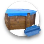B�che hiver piscine en bois confort 536 cm - bear county