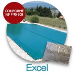 B�che d'hiver pour piscine coque excel : mod�le arp�ge 8, 80x4, 20m