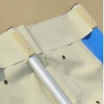 Bande anti - abrasion bache � barres (margelle galb�e tr�s conseill�)