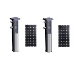 Bloc filtration bio filtre 25 m3 : 2 modules + 2 panneaux photovoltaïques 100w Bloc filtration bio filtre 25 m3 : 2 modules + 2 panneaux photovoltaïques 100w