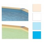 Blooma liner 75 / 100me pour piscine bois kariba 6, 37 x 4, 12 x 1. 33 m