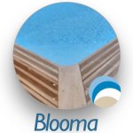 Blooma liner 75 / 100�me pour piscine bois lunda 4. 12 x 1. 20 m