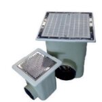 Bondes de fond norm grille inox piscine liner :  75 mm