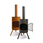 Brasero de jardin bonfeu - bonton 50 rouille