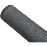 Brise - vue en toile tissée anthracite : 1m x 25m Brise - vue en toile tissée anthracite : 1m x 25m