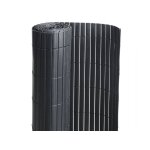 Canisse pvc double face noir : 1m50 x 3m