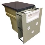 Capot polyester pour mur gs14 : filtrinov : gris anthracite