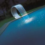 Cascade ubbink - mamba inox avec leds