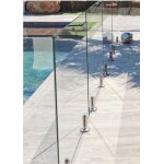 Cloture piscine naxos : module de 2. 00 m + 2 pinces + 2 caches