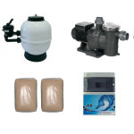 Kit filtration piscine premium 10 m3 / h