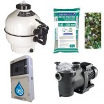 Distripool kit filtration piscine fuildra 14 m3 / h - verre