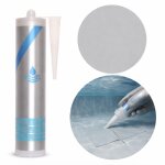 Distripool kit r�paration rustine gris clair + colle ms - clear sous l'eau