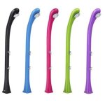Douche solaire pvc so happy courbe - couleur vert - rince pieds 25 l