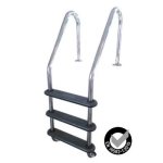 Echelle inox komfi : 3 marches : aisi 316