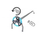 Enrouleur prestige auto. bche pour piscine 3 m