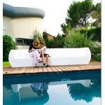 Fauteuil droit lumineux de jardin loonge