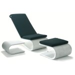 Fauteuil et repose - pieds equinoxe