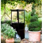 Foyer ext�rieur chauffant jardin sunwood marino - noir