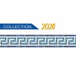 Frise piscine auto - collante pos�idon 24 cm x 5 m