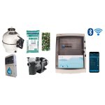 Fuildra - astral kit filtration fuildra 14 m3 / h - verre + coffret connect tild
